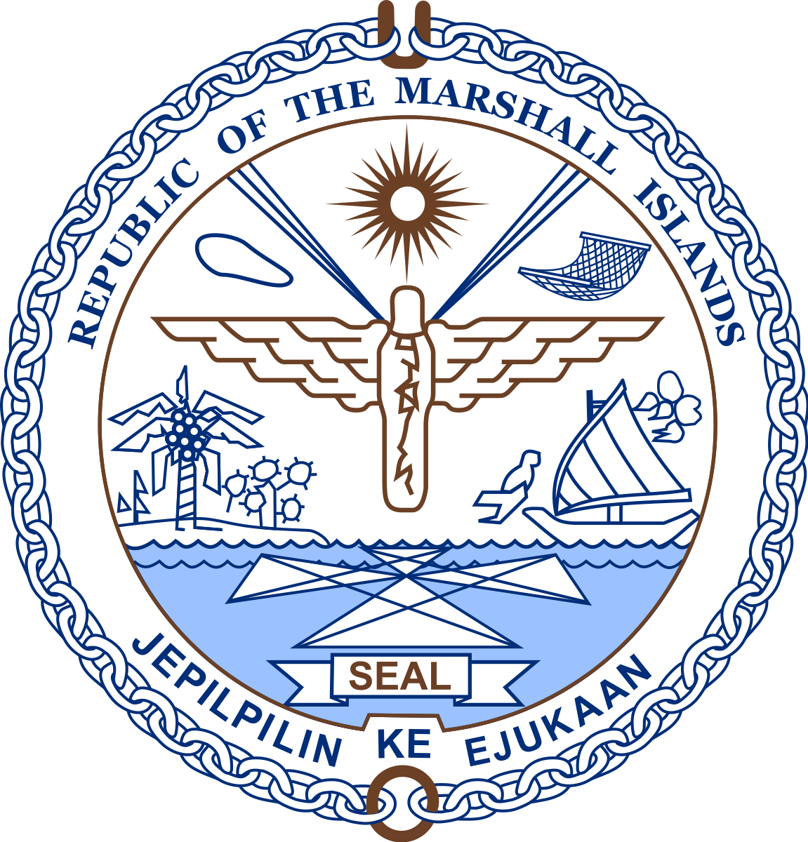 Arno Atoll Digital Development Authority, Republic of the Marshall Islands Seal