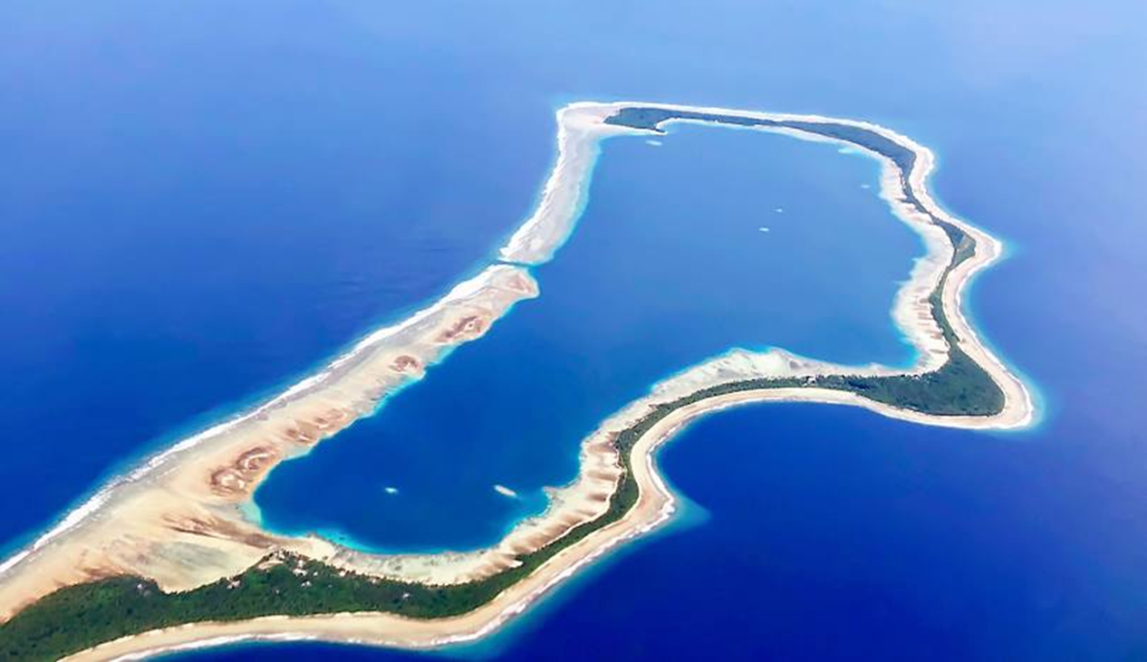 Arno Atoll Marshall Island aerial view